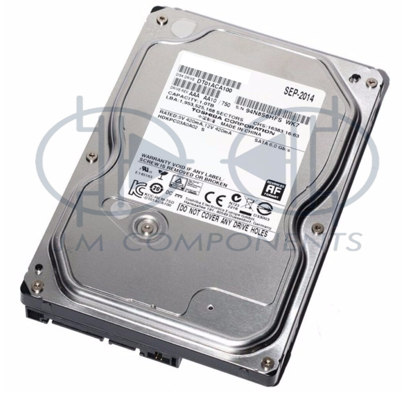 DISCO DURO 1TB +5V/0.72A + 12V